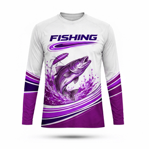 สวมเสื้อฮู้ดดีไซน์พิเศษแบบมีหน้ากาก ป้องกันแสงแดด UPF 50+ แห้งเร็ว ระบายอากาศได้ดี แขนยาว - Product Image 5