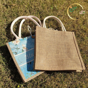 Bolsa de Almacenamiento de Yute Resistente y Duradera con Cierre, Plegable, para Viajes y Uso en la Cocina - Product Image 2