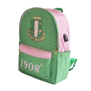 Green Pink <b>Backpack</b> <b>Large</b> Capacity School Travel Bag Casual Outdoor Student <b>Backpack</b> Fashion Storage Bag Lightweight Daily Carry - Product Image 1
