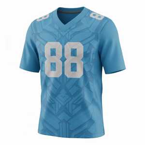 Camiseta Deportiva Transpirable para Equipo, Cuello en V, Camiseta de Fútbol Americano de Buena Calidad, Camiseta de Fútbol Americano con Estampado por Sublimación - Product Image 2