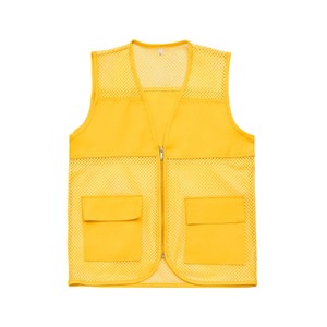Gilet de sécurité RELEVO INDUSTRIES, vert lime, maille, fermeture éclair sur le devant, avec deux poches, haute visibilité, classe 2 ANSI, vêtements de travail imperméables - Product Image 4