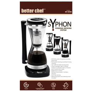 Perculator-Style Electric Drip <b>Coffee</b> <b>Maker</b> Personal Syphon Brewing System - Product Image 2