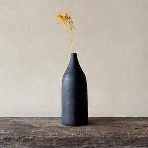 Vases en bois UNIQUE, vases décoratifs minimalistes en bois, accent de décoration pour étagère, style Wabi Sabi Japandi - Product Image 3