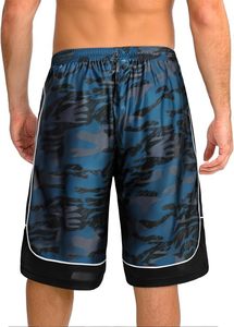 Shorts de basketball pour hommes, séchage rapide, vêtements de sport athlétiques, shorts de basketball en mesh premium, vêtements de sport performants - Product Image 2