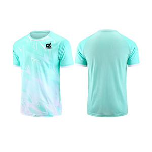 Camiseta Deportiva Personalizada para Hombre, de Secado Rápido, Transpirable, de Poliéster, con Logotipo Frontal, Diseño en Blanco, para Gimnasio, Entrenamiento, Deportes, Venta al Por Mayor - Product Image 2