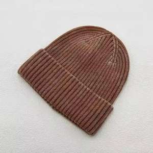 หมวกบีนนี่ไหมพรมอะคริลิค 100% ลายพิมพ์โลโก้ Jacquard รุ่นใหม่ล่าสุด สไตล์สตรีท ไม่มีขอบพับ - Product Image 4