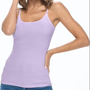 Camisolas sin mangas de punto transpirable para mujer, estilo Y2K, con tirantes finos, ajustadas, básicas. - Product Image 2