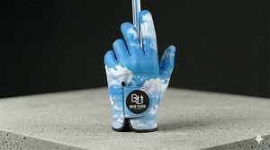 Grace White Golf Gloves Sheepskin Feel Golf Glove PK Custom Packing Acceptable Hands Customized Customizable Custom Men Unisex - Product Image 1