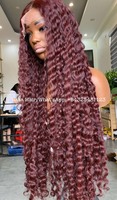 Perruque à clipser tendance, sans nœuds, cheveux chinois, fabriquée à partir de 2 mèches, couleur claire, lisses naturels