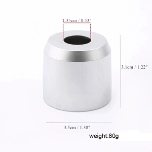 Rasoir de sécurité manuel à double tranchant pour hommes et femmes, à ouverture papillon, réutilisable, avec manche noir et argenté - Product Image 4