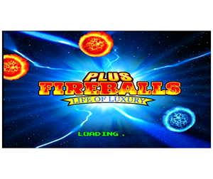 Máquina de Juego Arcade Plus Fireballs Life of Luxury, Operada con Monedas, Juego de Acción para Múltiples Jugadores, Idioma Inglés - Product Image 1