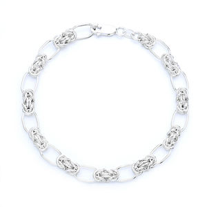 ราคาขายส่ง สร้อยข้อมือเงินแท้ สร้อยข้อมือสำหรับผู้ชาย - Product Image 2