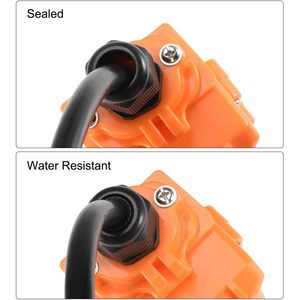 Durable PG7 <b>Waterproof</b> Plastic <b>Cable</b> Gland Rubber Ring Locknut NARANG AUTOMATION Model NA-CGBLK-PG723 for <b>Outdoor</b> <b>Electrical</b> - Product Image 2