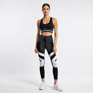 Ensembles de vêtements de sport et de yoga confortables et personnalisés pour femmes avec leggings taille haute - Product Image 1