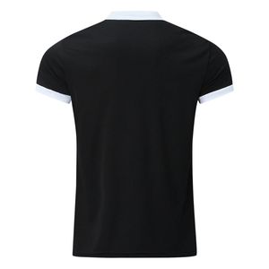 Business New Style Short-Sleeved Men's <b>T</b> <b>Shirt</b> With <b>Collar</b> Casual Pure Color Fashionable Embroidery <b>T</b>-<b>Shirt</b> - Product Image 2