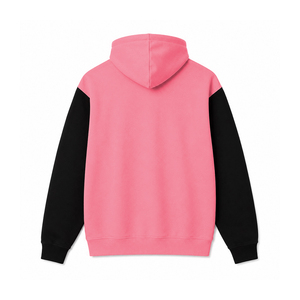 Sweat à capuche zippé unisexe surdimensionné en molleton de coton épais, personnalisable avec logo - Product Image 2