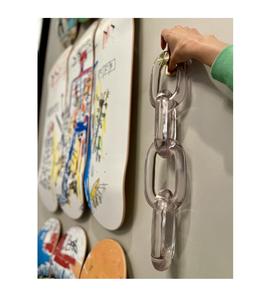 Chaîne murale décorative en résine pour salon, prix avantageux, vente chaude, chaîne décorative en résine époxy, meilleure offre - Product Image 1