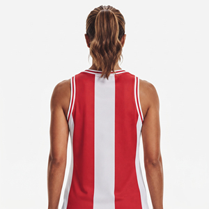 Camiseta de baloncesto de malla para mujer, sublimación, ropa deportiva, camisetas de baloncesto de malla para mujer, camiseta de baloncesto con cuello redondo para mujer - Product Image 2