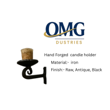 Porte-bougie en fer forgé à la main, robuste, pour la vente en gros - Product Image 5