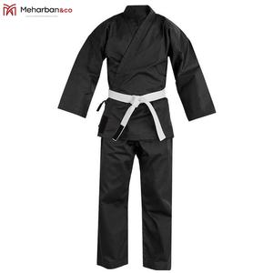 ชุดกีฬาสำหรับทั้งชายและหญิงเครื่องแบบคาราเต้ผ้าฝ้ายสีทึบชุดฝึกศิลปะการต่อสู้ออกแบบได้ตามต้องการ - Product Image 5