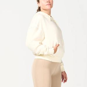 Sudadera con Capucha Personalizada para Mujer, de Algodón y Felpa, Corte Regular, Bordado 3D, Sudadera Deportiva de Alta Calidad - Product Image 5