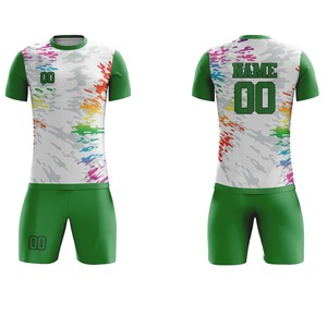 Maillot de football personnalisé à manches courtes, respirant, été, 100% polyester, protection UV, séchage rapide, antibactérien - Product Image 6