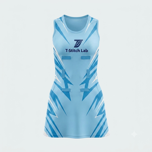 Uniforme de netball de alta calidad unisex, estampado con nombre de equipo personalizado, antibacteriano, de secado rápido, que absorbe la humedad, para todas las temporadas, para adultos. - Product Image 5
