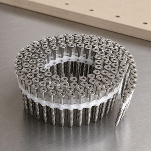 [YOU-ONE Systèmes de fixation] Vis en bobine collées Holzher Type 4.5 à 6.3mm 50 à 80mm Vis en bande collées - Product Image 1