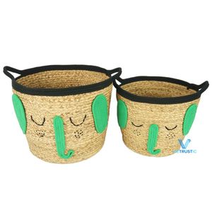 Trending Water Hyacinth Baby Basket Woven Newborn Bassinet Natural Nursery Decor Wholesale Supplier - Product Image 4