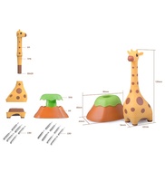Girafe à points Orange, nouvelle collection, cadeau multifonctionnel d'afrique, modèle de décoration pour anniversaire, vacances, pour la maison