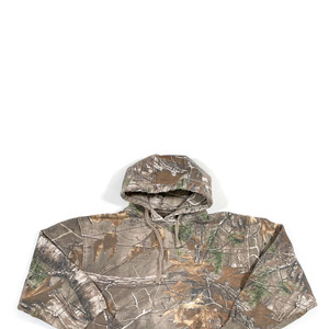 เสื้อฮู้ดดี้ผู้ชายทรงโอเวอร์ไซส์สุดเทรนดี้ ขายส่งลายพราง Real Tree ผ้าฟลีซ สตรีทแวร์ รับผลิตแบบ OEM & ODM แบรนด์ส่วนตัว - Product Image 5