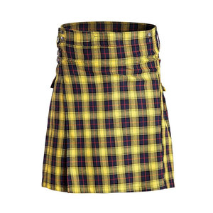 Jupes Kilt Traditionnelles Solides de Qualité Supérieure, Élégantes, Respirantes, Décontractées, Longueur Genou, Mode Féminine - Product Image 1