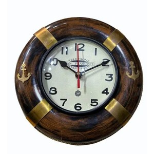Reloj de Pared Tallado a Mano en Madera de Sheesham - Estilo Rústico Bohemio al por Mayor - Product Image 3
