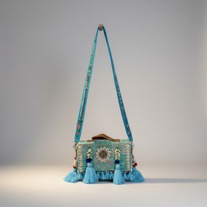 Bolsos de Tela con Bordado Banjara para Mujer, con Cierre de Candado, Correa Única, Alta Calidad, para Viajes y Uso al Aire Libre, Diseño Indio - Product Image 1