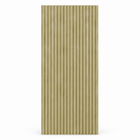 Panneaux muraux tambour en bois massif OEM Panneaux flexibles au design moderne pour la maison, le bureau et l'intérieur de la salle de bain Haute résistance