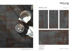 Azulejo Metálico de Porcelana Prime 600x1200, Formato Grande, Superficie Brillante Premium, para Pared y Suelo, Diseño Interior y Exterior Moderno Plus Elite - Product Image 2