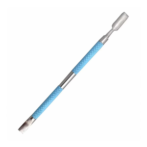 Empujador de Cutículas de Doble Cabeza de Acero Inoxidable de Alta Calidad, Herramienta Reutilizable para Manicura con Color y Logotipo Personalizables - Product Image 1