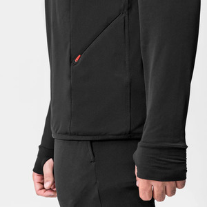 Sudadera Térmica Ajustada con Logotipo Personalizado para Hombre, Sudadera Deportiva Premium Elástica, Suave y Cálida con Aberturas para los Pulgares - Product Image 4