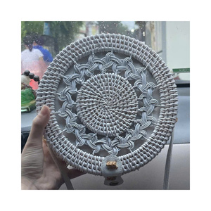 Organic Rattan <b>Bag</b> Premium Large Size Handwoven <b>Straw</b> Handbag For Women Gift Market Bulk Pack Wholesale Export Price Base - Product Image 1
