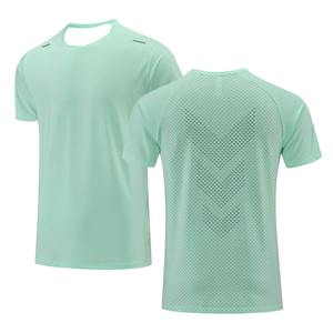 Camiseta Deportiva para Gimnasio, Transpirable, para Correr, Ropa Deportiva Informal, Digital, Ecológica, de Secado Rápido, 100% Poliéster - Product Image 2