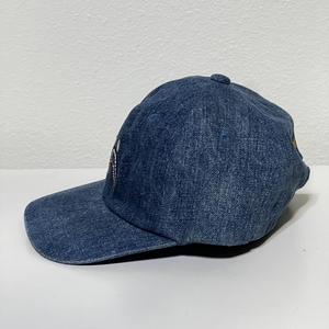Casquette de baseball en jean avec broderie 3D motif léopard sur le panneau avant, ajustable, unisexe, 6 panneaux, décontractée, avec chaînes, toutes saisons - Product Image 6