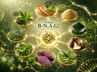 N.A.G. Phyto-exosomes de ginseng coréen biologique d'origine végétale, pureté 50%, matière première cosmétique, réactif spécifique, réparation ADN cellulaire