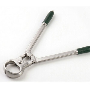 Cortador de Pezuñas Veterinario de Acero Inoxidable, Instrumento Quirúrgico con Empuñadura Verde, Duradero para Cirugía Animal - Product Image 1