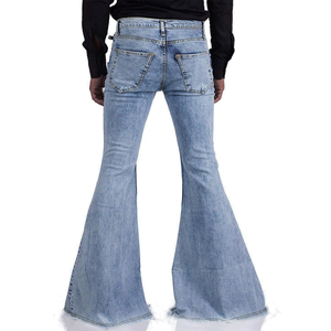 กางเกงยีนส์ทรงหลวมสไตล์วินเทจสำหรับผู้ชายกางเกงยีนส์ทรงหลวมสำหรับผู้ชาย - Product Image 4