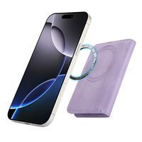 Cartera DE SEGURIDAD RFID con soporte de teléfono de material PU duradero ajustable para uso comercial Compatible // Escritorio de oficina Android