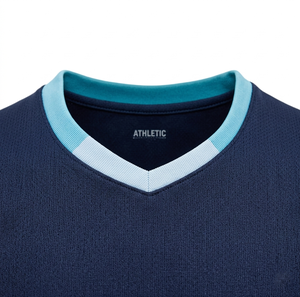 Maillot de sport antibactérien 100 % polyester à manches courtes avec impression par transfert thermique ou sublimation, coupe athlétique - Product Image 4