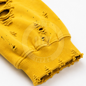 Sweat-shirts personnalisés pour hommes en vente en ligne, nouveaux modèles unis en coton épais mélangé. - Product Image 5