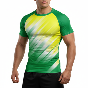 Camiseta de Compresión de Alto Rendimiento para Hombre, Personalizada para BJJ, Fabricante OEM ODM con Etiqueta Privada - Product Image 1