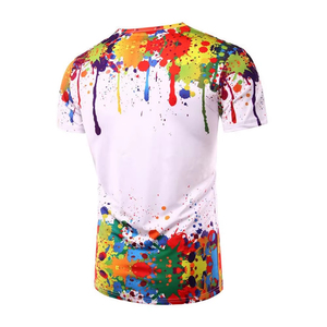 เสื้อยืดพิมพ์ลายผู้ชาย ดีไซน์ใหม่ ผ้าฝ้าย 100% ทรงหลวม สวมใส่สบายสำหรับฤดูร้อน เสื้อยืดลำลองคุณภาพพรีเมียม แฟชั่นทันสมัย - Product Image 2
