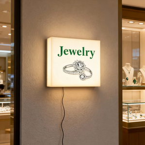 Custom Jewelry Shop Aluminum LED Rectangle Frameless Weatherproof Waterproof Lightbox <strong>Outdoor</strong> Business Signage Advertising <strong>Box</strong> - Product Image 4